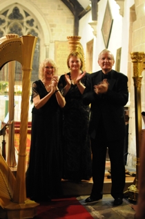 Photo: Harp Ensemble: Helen Barley, Eleri Lloyd & David Watkins