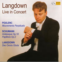 CD Cover: Langdown Live in Concert