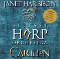 CD Cover: Carillon by Janet Harbison and The Belfast Harp Orchestra