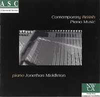 CD cover: Contemporary British Piano Music