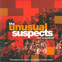 CD cover: Live in Scotland by The Unusual Suspects