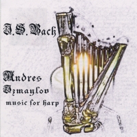 CD Cover: Music for Harp by Andres Izmaylov 