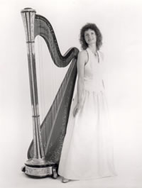 Photo 3 of  harpist Dominique Piana