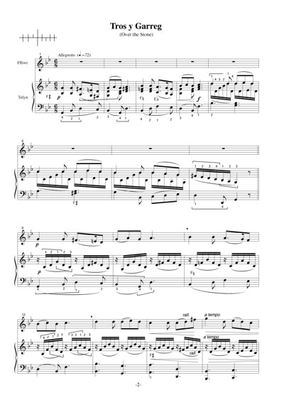 Sample page of music