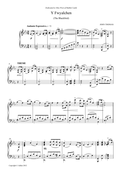 Sample of the music