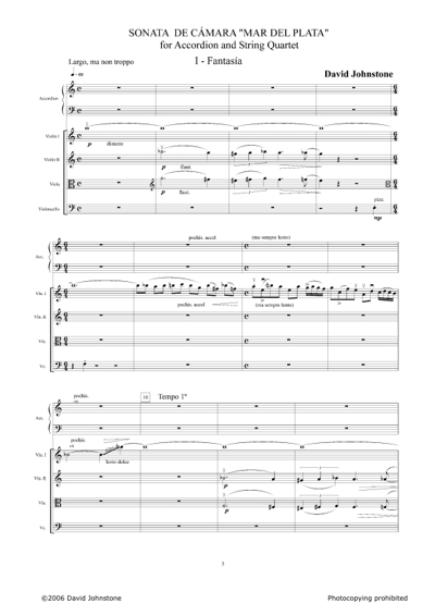 Sample of the sheet music