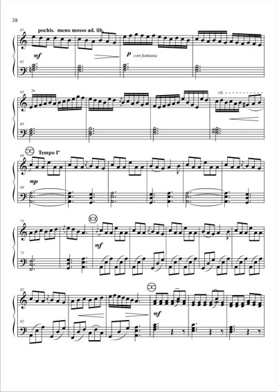 Sample page of music