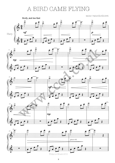 Sample page of music