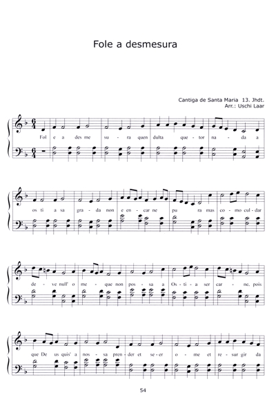 Sample page from score