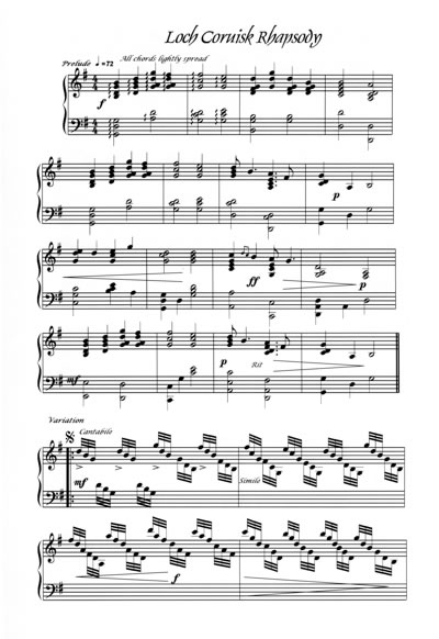 Sample of the music