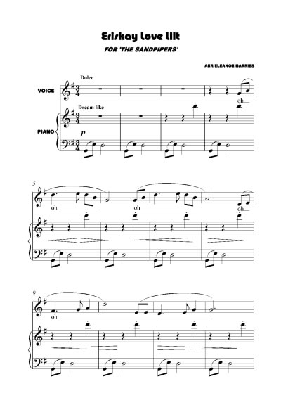 Sample of the music