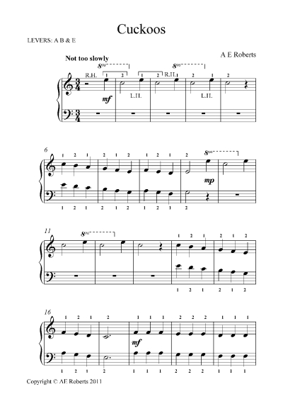 Sample of the music