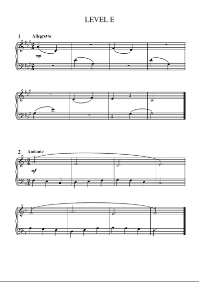 Sample of the music